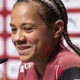 Iman Beney a affiché sa confiance avant le match de dimanche KEYSTONE/PETER SCHNEIDER